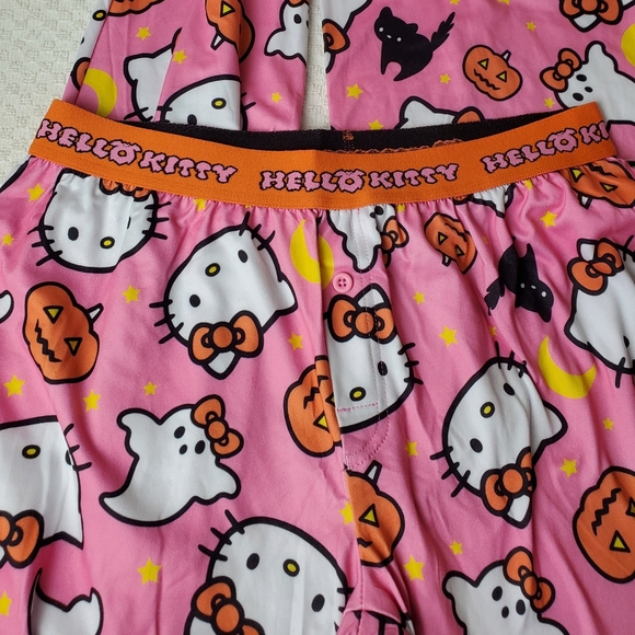 HELLO KITTY pink Halloween Pajama Pants - Picture 3 of 3